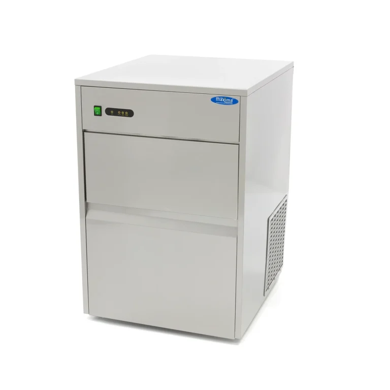 Fabbricatore di ghiaccio a cubetti 28 kg/giorno raffreddato ad aria