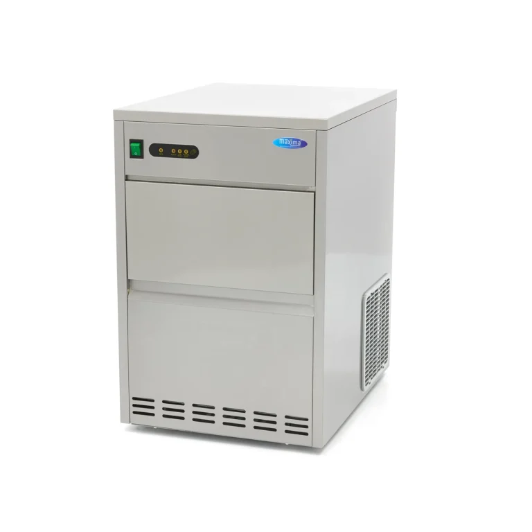 Fabbricatore di ghiaccio a cubetti 45 kg/giorno raffreddato ad aria