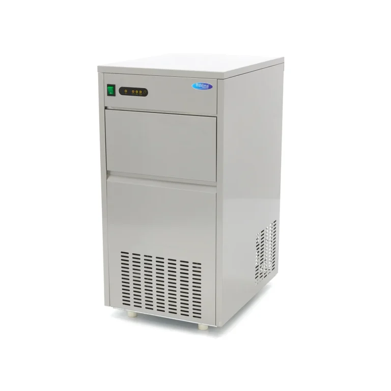 Fabbricatore di ghiaccio a cubetti 60 kg/giorno raffreddato ad aria