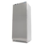 Armadio frigo Maxima 600 L a porta cieca in acciaio inox, vista di tre quarti