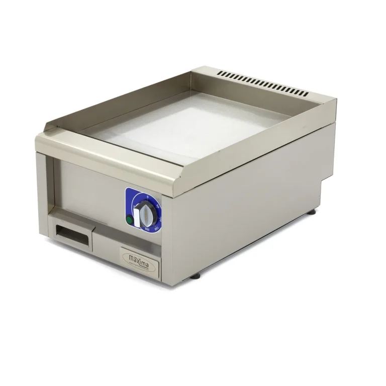 Fry top elettrico - piastra liscia - 40 cm - linea 600