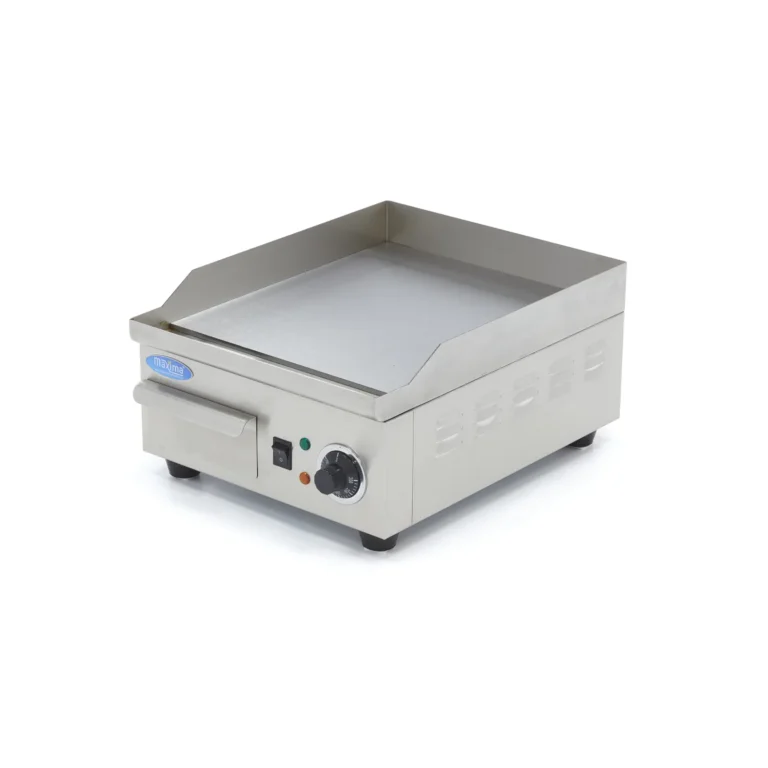 Fry top elettrico da banco - piastra liscia - 36 cm