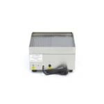 Fry top elettrico da banco - piastra liscia e rigata - 36 cm