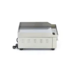 Fry top elettrico da banco - piastra liscia cromata - 36 cm