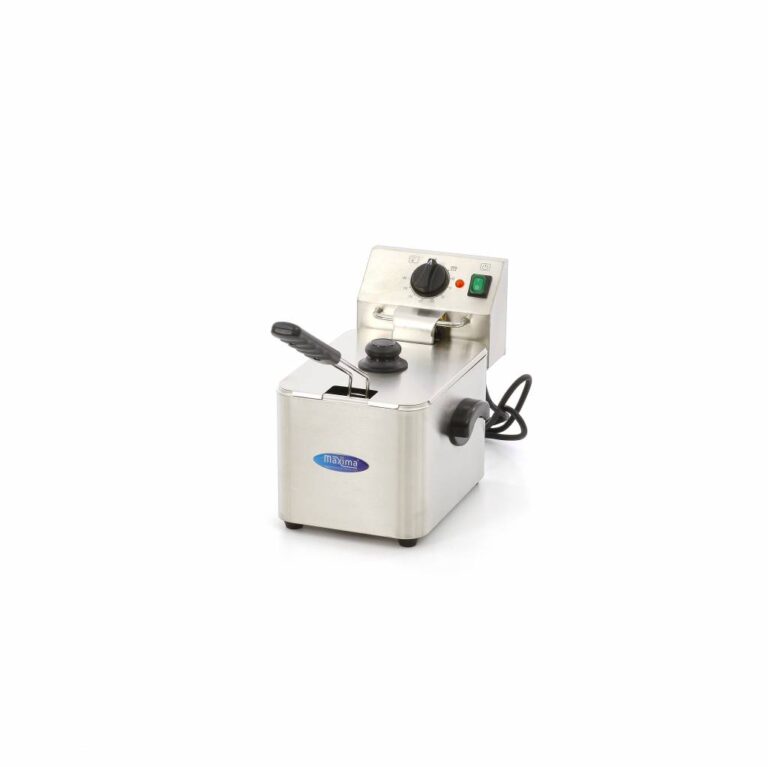 Friggitrice elettrica da banco - 4 L - 1 vasca - fino a 1 kg di patatine