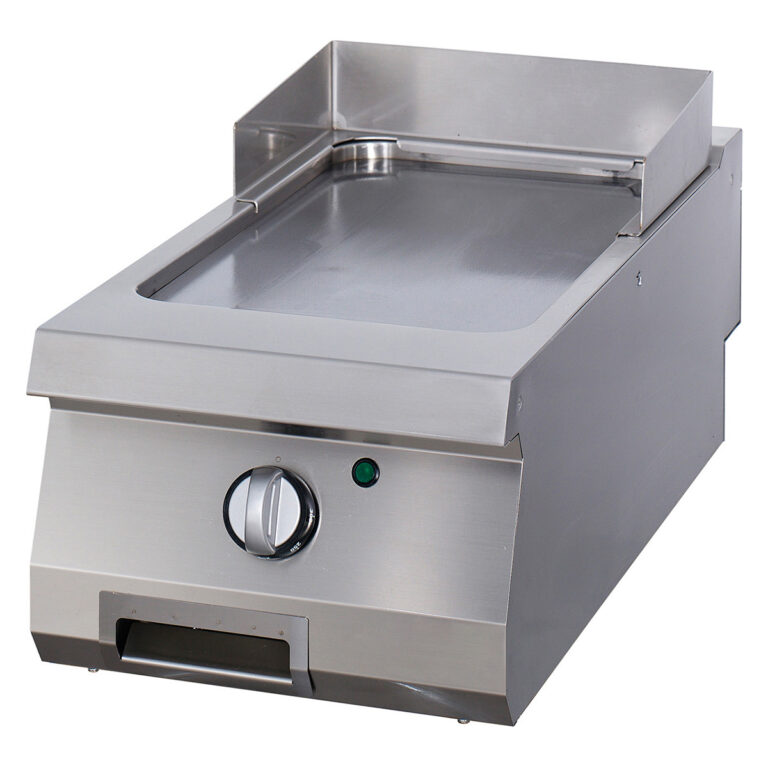 Fry top a gas - piastra liscia - 40 cm - linea 900
