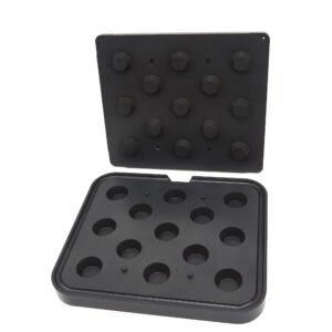 Stampo per tartellette - ondulato 48/36 mm - 13 pezzi