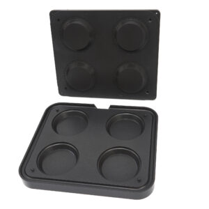 Stampo per tartellette - tondo 124/100 mm - 4 pezzi